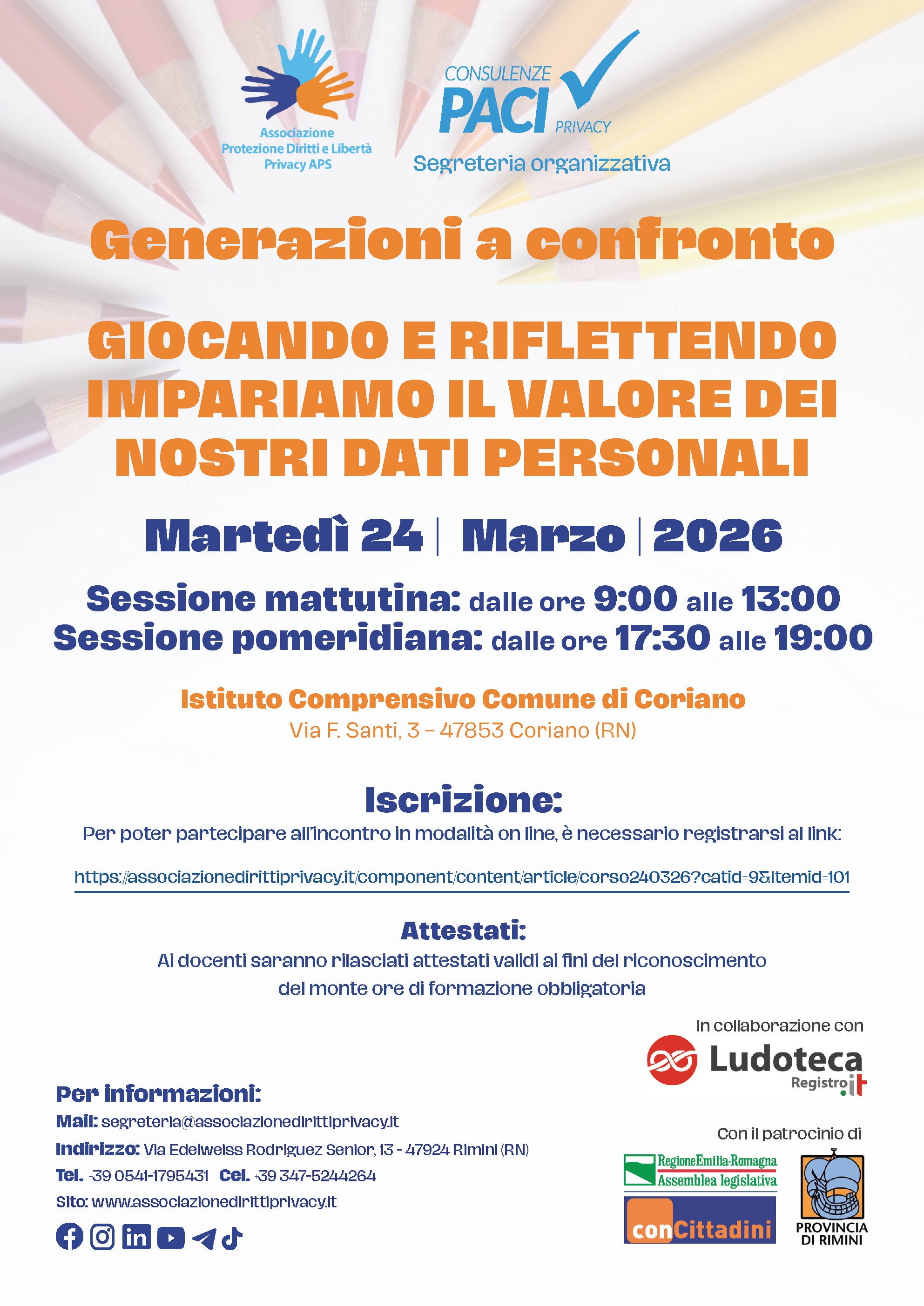 GIOCANDO E RIFLETTENDO IMPARIAMO IL VALORE DEI NOSTRI DATI PERSONALI